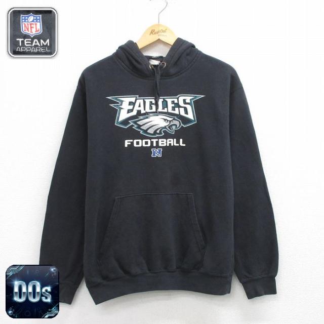古着 長袖 スウェット パーカー メンズ 00年代 00s NFL フィラデルフ
