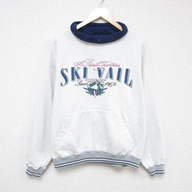 古着 長袖 スウェット メンズ 90年代 90s ベイル スキー 大きいサイズ