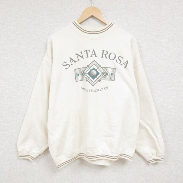 古着 長袖 スウェット メンズ 90年代 90s サンタローザ 大きいサイズ ク