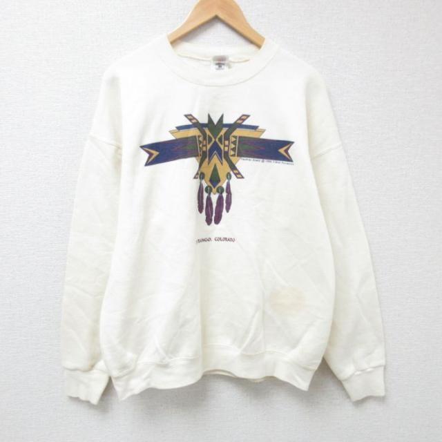古着 フルーツオブザルーム 長袖 スウェット メンズ 90年代 90s デュラン