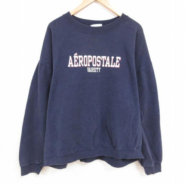 古着 長袖 スウェット メンズ 90年代 90s エアロポステール AEROPO