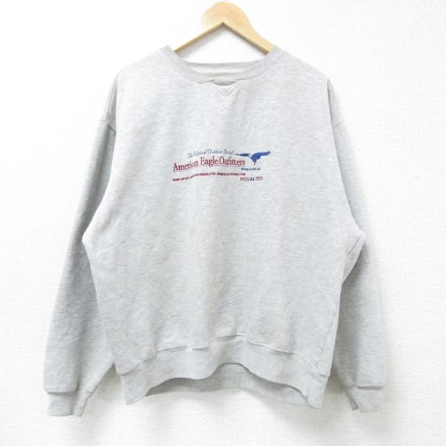 古着 アメリカンイーグル American Eagle 長袖 スウェット メンズ