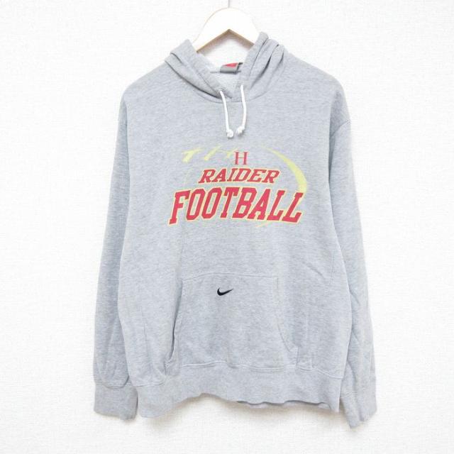古着 ナイキ NIKE 長袖 スウェット パーカー メンズ 00年代 00s フ