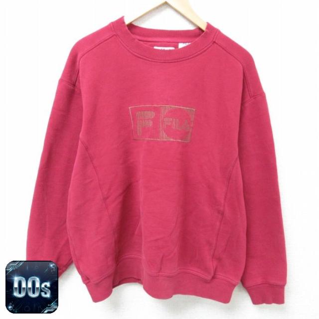 古着 フィラ FILA 長袖 スウェット メンズ 00年代 00s ビッグロゴ