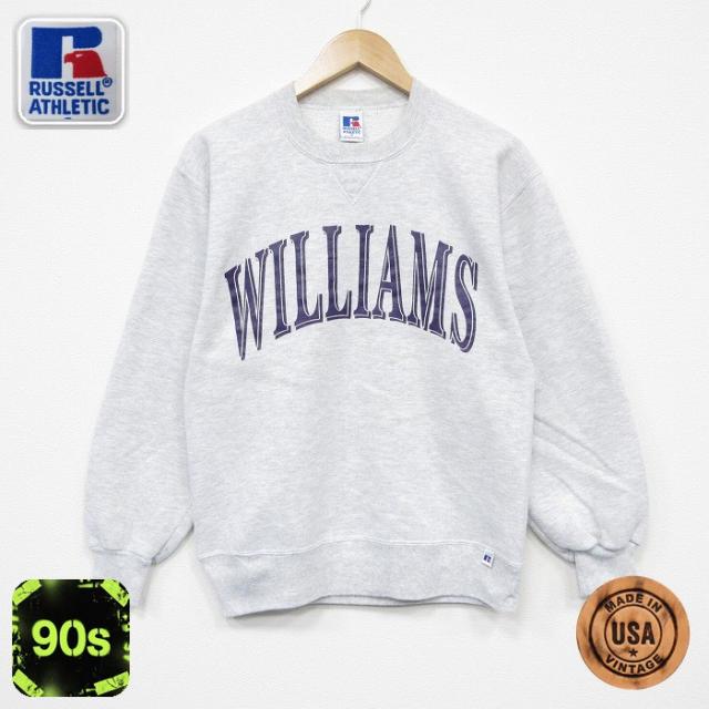 古着 ラッセル 長袖 スウェット メンズ 90年代 90s WILLIAMS ク