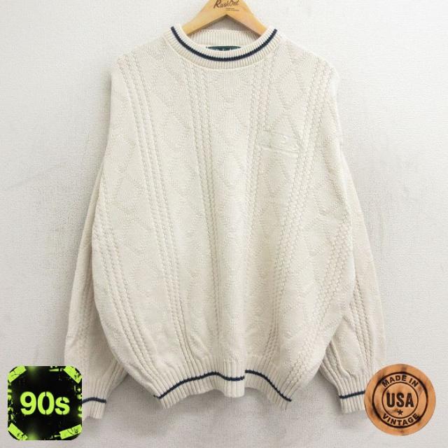 古着 Dunbrooke 長袖 セーター メンズ 90年代 90s RPS 大き
