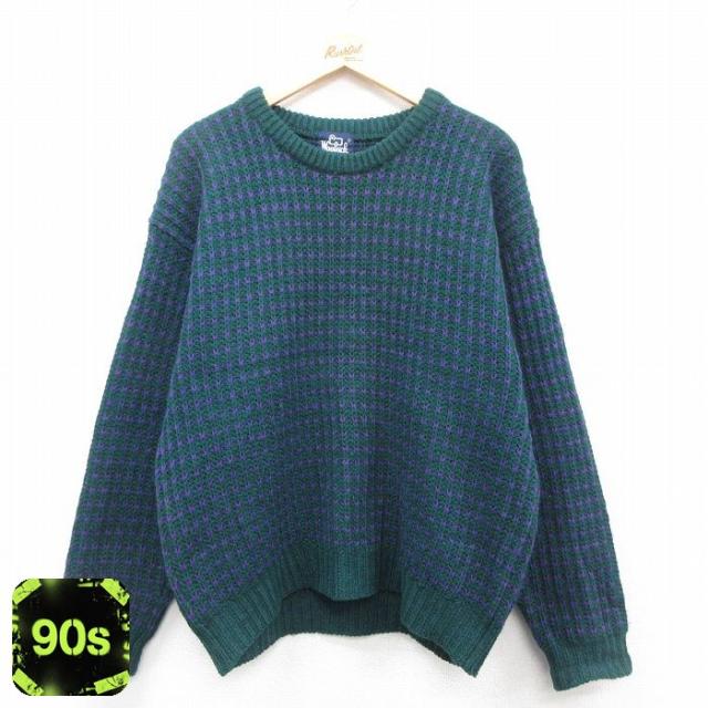 古着 ウールリッチ WOOLRICH 長袖 セーター メンズ 90年代 90s