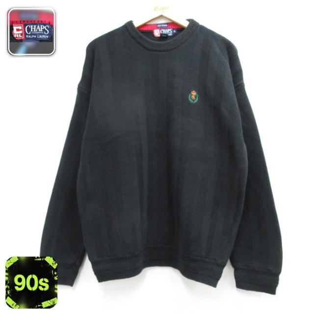 古着 ラルフローレン チャプス ChapsRL 長袖 セーター メンズ 90年代