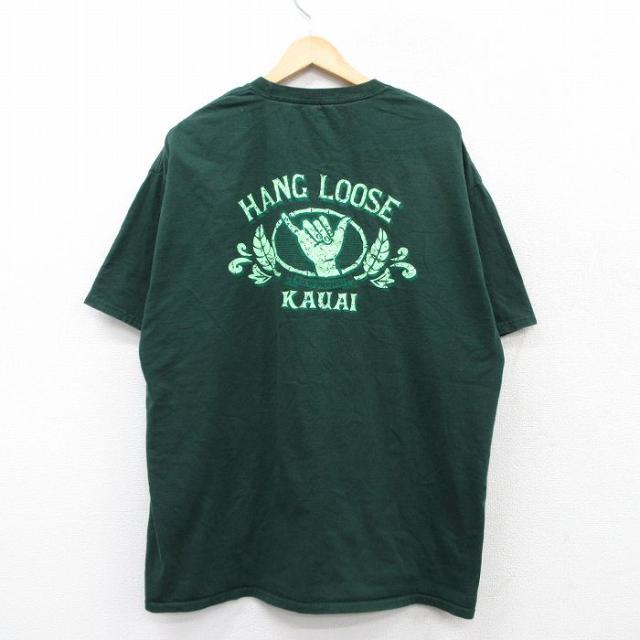 古着 ヘインズ Hanes 半袖 Tシャツ メンズ ハンドサイン カウイ 大きい