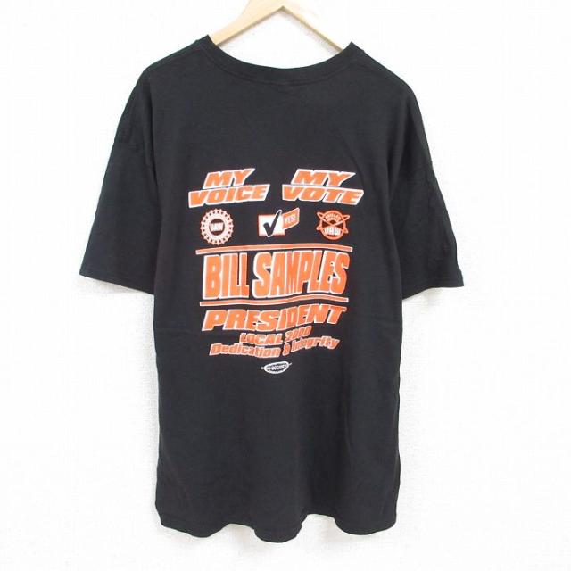 古着 半袖 Tシャツ メンズ MY VOTE 大きいサイズ コットン クルーネッ