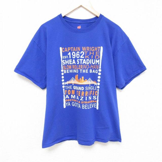 古着 ヘインズ Hanes 半袖 Tシャツ メンズ 橋 ビル コットン クルーネ