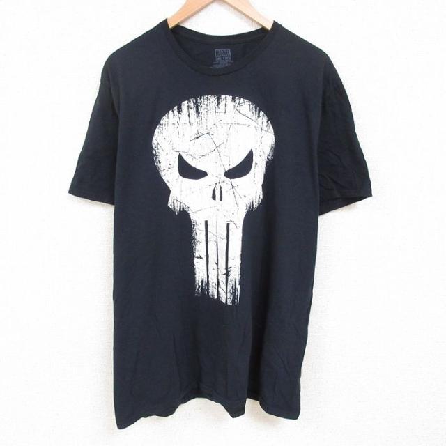 古着 半袖 Tシャツ メンズ マーベル パニッシャー 大きいサイズ ロング丈 コ