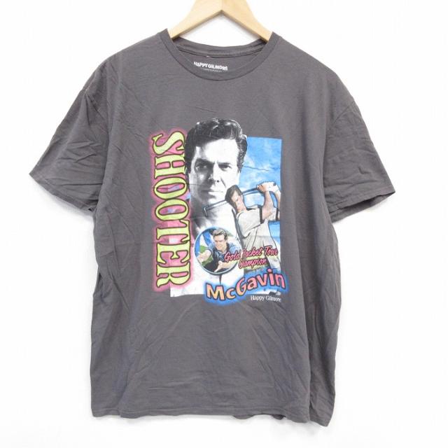 古着 半袖 Tシャツ メンズ 映画 俺は飛ばし屋 コットン クルーネック 濃グレ