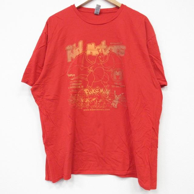 古着 半袖 Tシャツ メンズ アニメ ポケットモンスター ポケモン 大きいサイズ