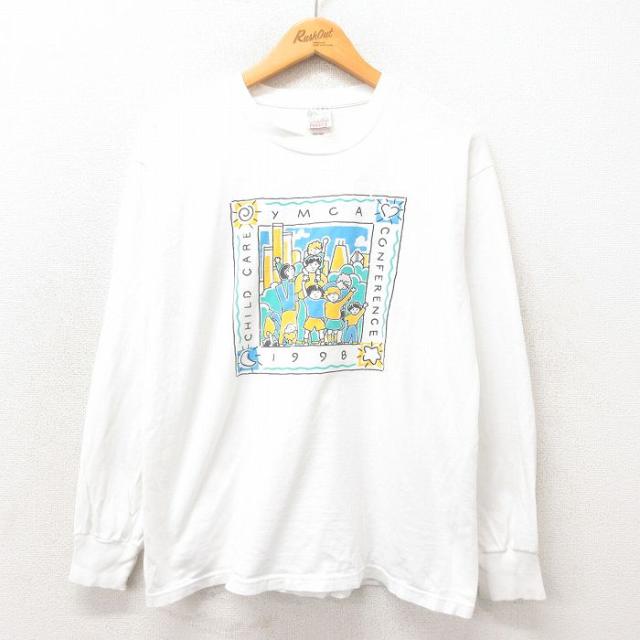 古着 フルーツオブザルーム 長袖 ビンテージ Tシャツ メンズ 90年代 90s