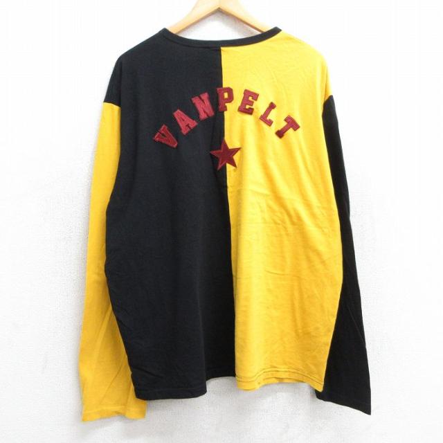 古着 長袖 Tシャツ メンズ ハリーポッター VANPELT ツートンカラー 大