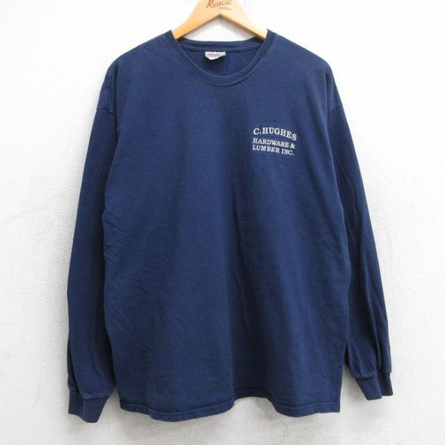 古着 ヘインズ Hanes 長袖 ビンテージ Tシャツ メンズ 00年代 00s