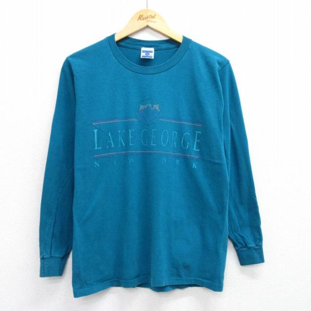 古着 長袖 ビンテージ Tシャツ メンズ 90年代 90s LAKE GEORG