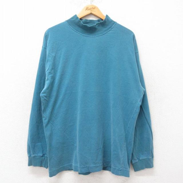 古着 長袖 ビンテージ Tシャツ メンズ 90年代 90s 無地 コットン モッ