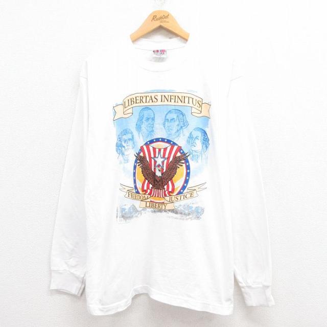 古着 長袖 ビンテージ Tシャツ メンズ 00年代 00s トーマスジェファーソ