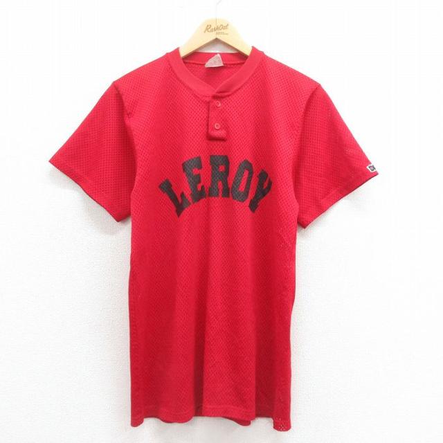 古着 半袖 ビンテージ Tシャツ メンズ 80年代 80s LEROY メッシュ