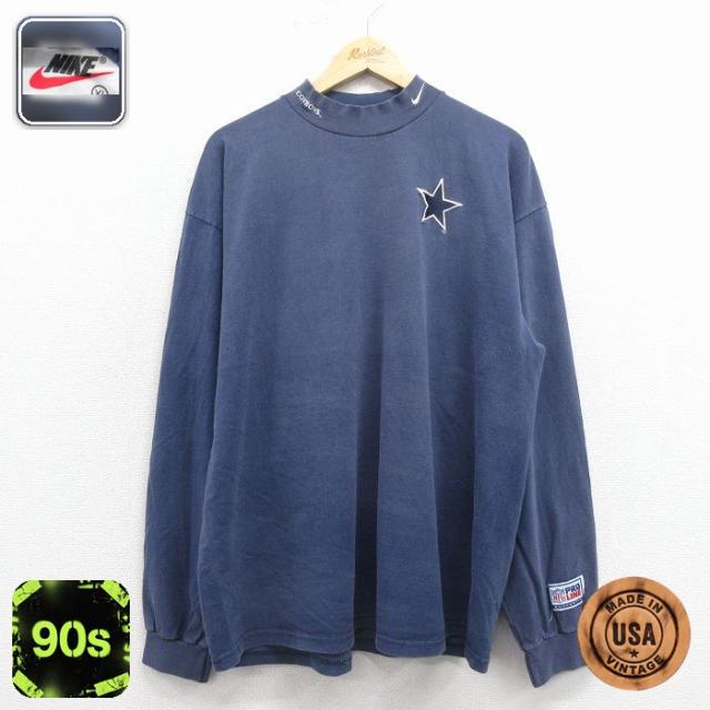 古着 ナイキ NIKE 長袖 ビンテージ Tシャツ メンズ 90年代 90s N