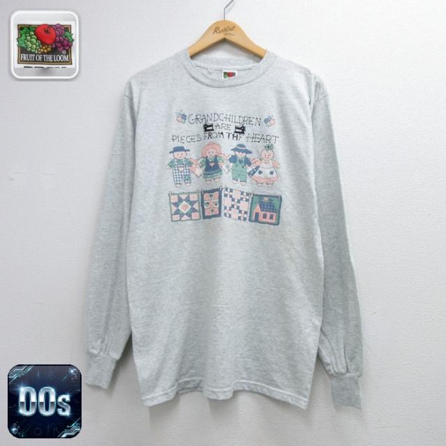 古着 フルーツオブザルーム FRUIT OF THE LOOM 長袖 Tシャツ