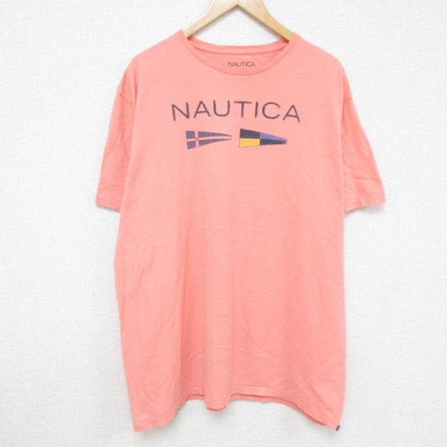 古着 ノーティカ NAUTICA 半袖 ブランド Tシャツ メンズ ビッグロゴ
