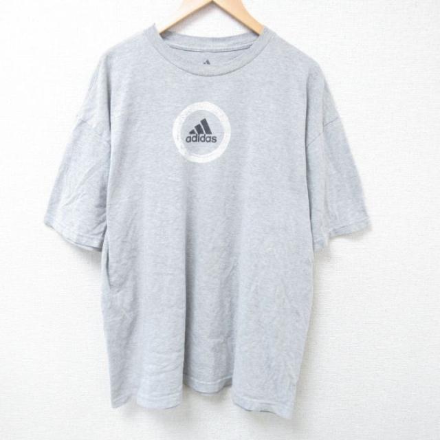 古着 アディダス adidas 半袖 ブランド Tシャツ メンズ ビッグロゴ 大