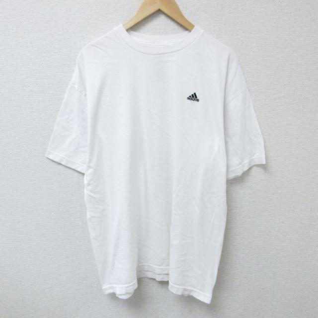 古着 アディダス adidas 半袖 ブランド Tシャツ メンズ ワンポイントロ