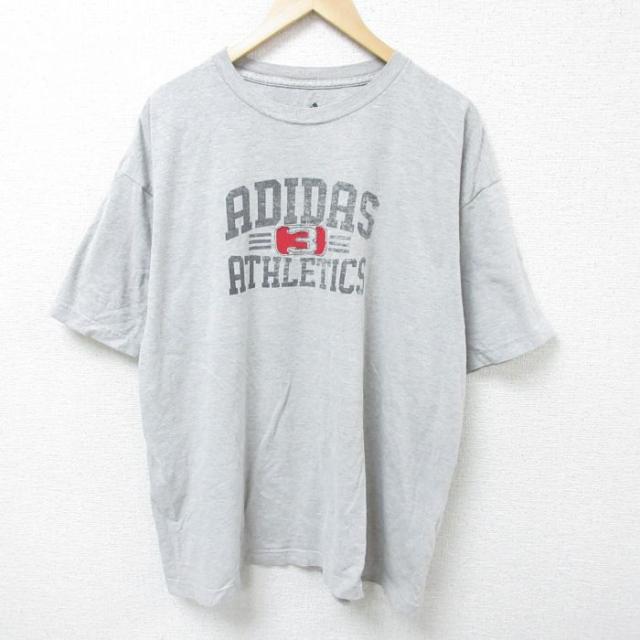 古着 アディダス adidas 半袖 ブランド Tシャツ メンズ ビッグロゴ 大
