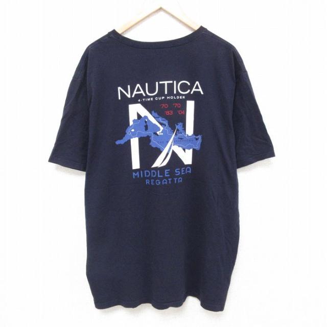 古着 ノーティカ NAUTICA 半袖 ブランド Tシャツ メンズ MIDDLE