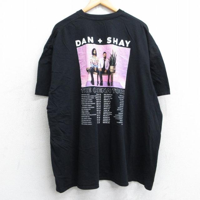 古着 半袖 ロック バンド Tシャツ メンズ ダンシェイ 大きいサイズ クルーネ