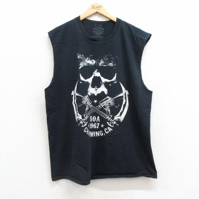 古着 ノースリーブ Tシャツ メンズ サンズオブアナーキー サンオブアナーキー