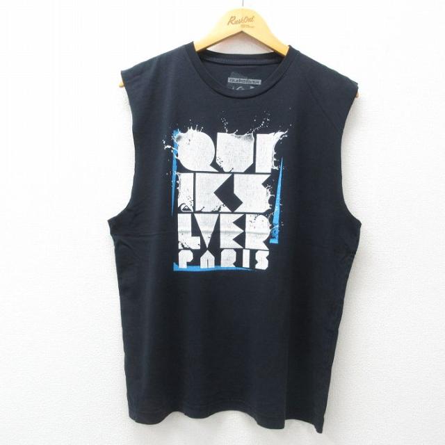 古着 クイックシルバー QUIKSILVER ノースリーブ Tシャツ メンズ ビ