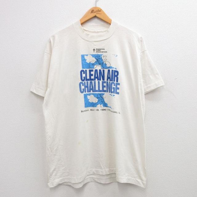 古着 半袖 ビンテージ Tシャツ メンズ 90年代 90s CLEAN 自転車 