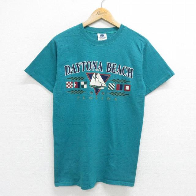 古着 半袖 ビンテージ Tシャツ メンズ 90年代 90s デイトナビーチ 船 