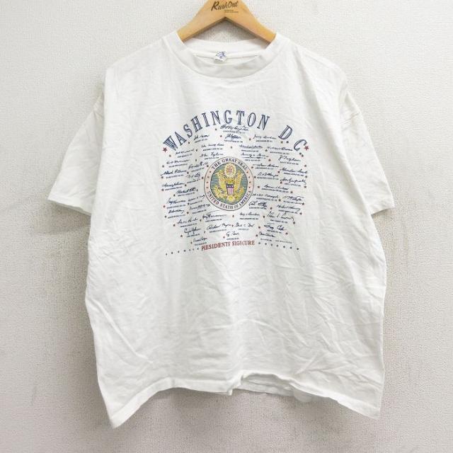 古着 半袖 ビンテージ Tシャツ メンズ 90年代 90s ワシントンDC 大き