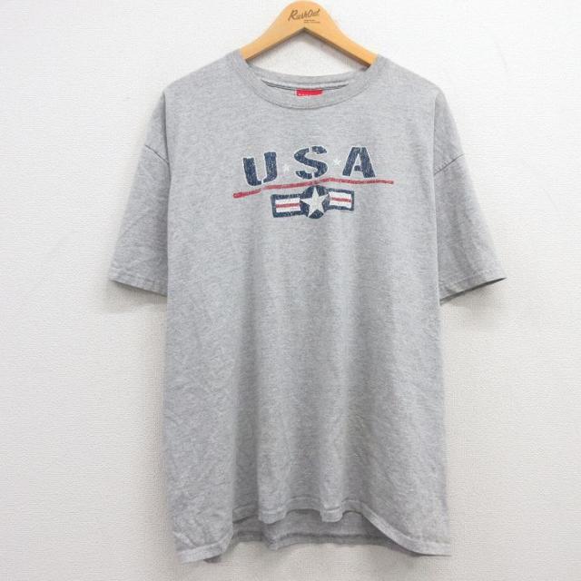 古着 半袖 ビンテージ Tシャツ メンズ 00年代 00s USAロゴ 大きいサ