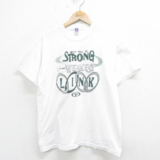 古着 ラッセル 半袖 ビンテージ Tシャツ メンズ 00年代 00s LINK 
