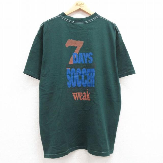 古着 半袖 ビンテージ Tシャツ メンズ 90年代 90s サッカー 7days