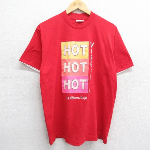 古着 半袖 ビンテージ Tシャツ メンズ 90年代 90s バージニア HOT 