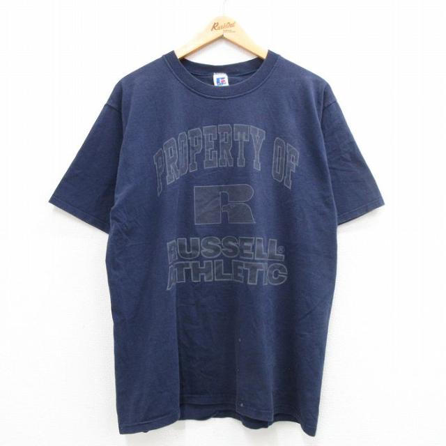 古着 ラッセル 半袖 ビンテージ Tシャツ メンズ 90年代 90s ビッグロゴ