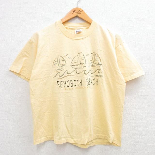 古着 半袖 ビンテージ Tシャツ メンズ 90年代 90s ヨット リホーボスビ