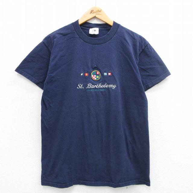古着 半袖 ビンテージ Tシャツ メンズ 90年代 90s サンバルテルミー 刺