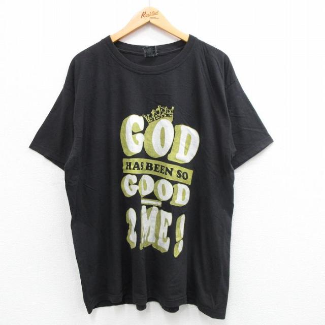 古着 半袖 ビンテージ Tシャツ メンズ 90年代 90s GOD GOOD 大