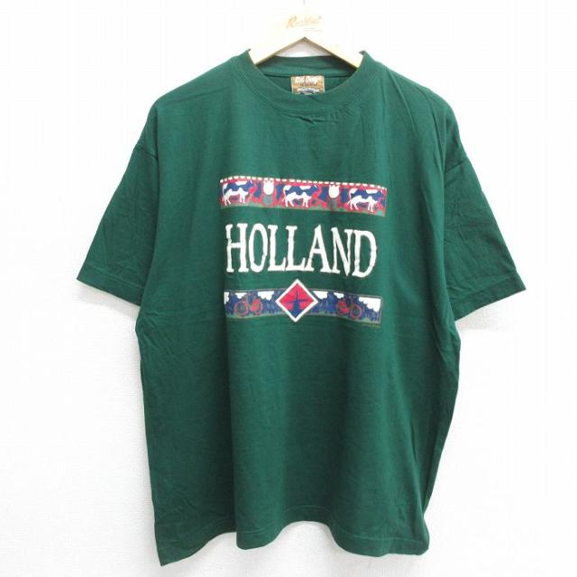 古着 半袖 ビンテージ Tシャツ メンズ 00年代 00s オランダ 牛 大きい