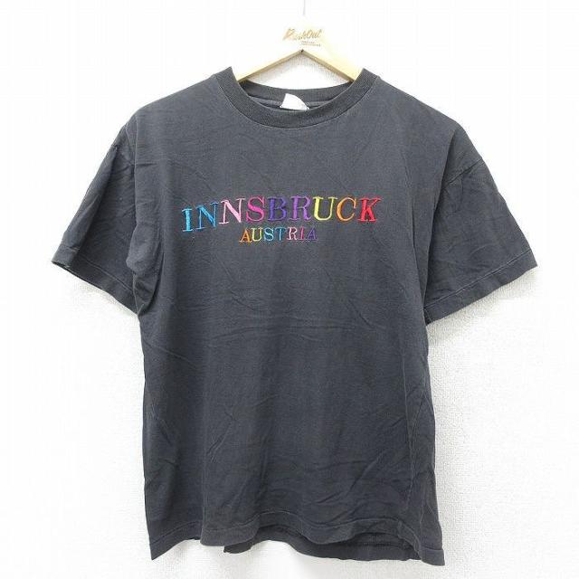 古着 半袖 ビンテージ Tシャツ メンズ 90年代 90s オーストリア 刺繍