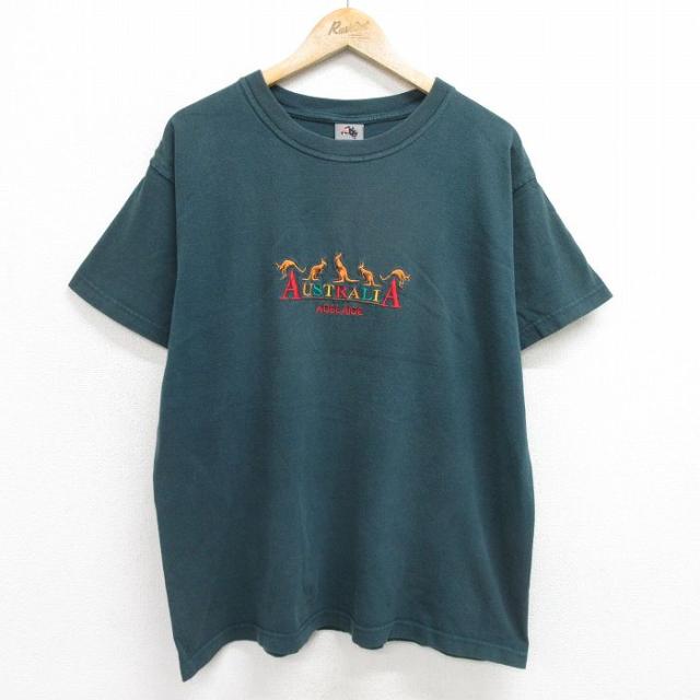 古着 半袖 ビンテージ Tシャツ メンズ 90年代 90s カンガルー 刺繍 コ