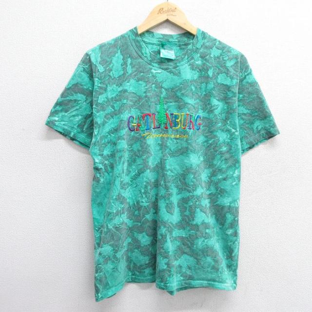 古着 半袖 ビンテージ Tシャツ メンズ 00年代 00s ガトリンバーグ 刺繍